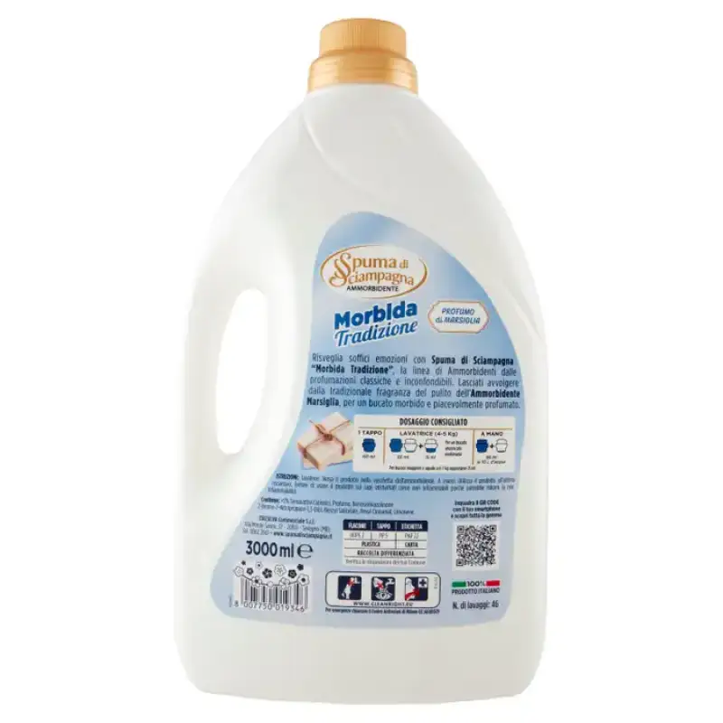 Spuma di Sampagna Balsam Rufe Sapun de Casa 3 lt Bax 4 buc.